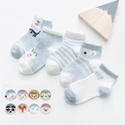 5 парлот, От 2 до 12 лет Детские носки для девочек, хлопковые милые носки для новорожденных мальчиков Аксессуары для детской одежды