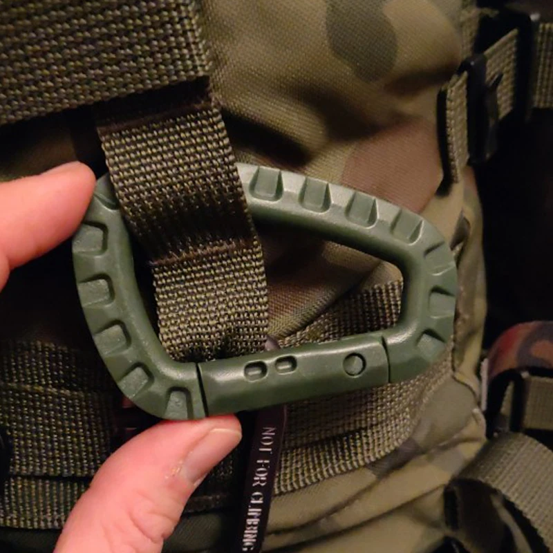 D образное кольцо Карабин Отдых средство для выживания на открытом воздухе