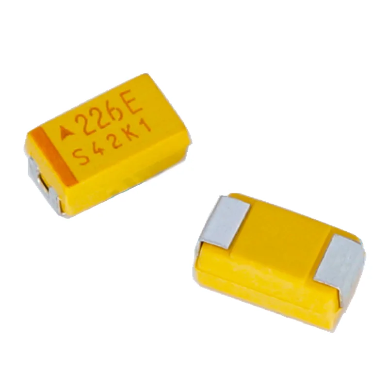 Танталовый конденсатор типа C 25V22UF 226E SMD 6032 10% желтая полярная