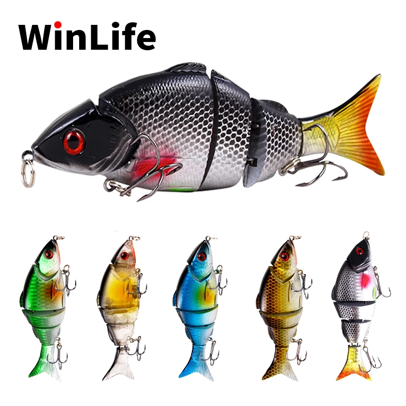 Winlife 1 шт раздел морской окунь жесткие рыболовные приманки воблеры искусственная