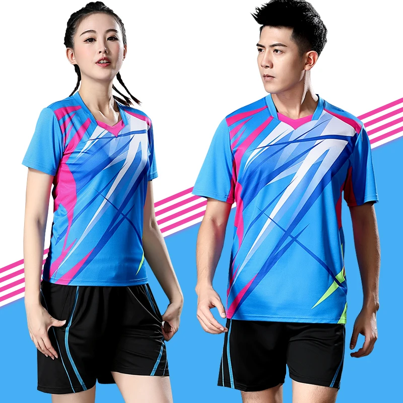 Tennis T-Shirt For Women , Men Tennis Tee Shirts Sportwear , Girls Badminton Shirt Short , Children Ping Pong Training Jerseys