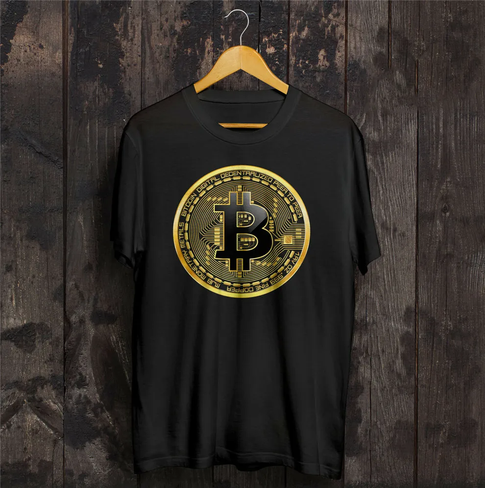 Футболка с логотипом биткоина Satoshi Nakamoto Mining Cryptocurrency Money Future Miner Повседневная