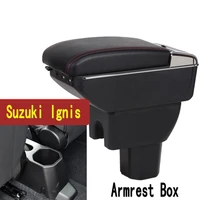 for suzuki ignis center console arm rest armrest box car central armrest storage box cup holder ashtray modification accessories