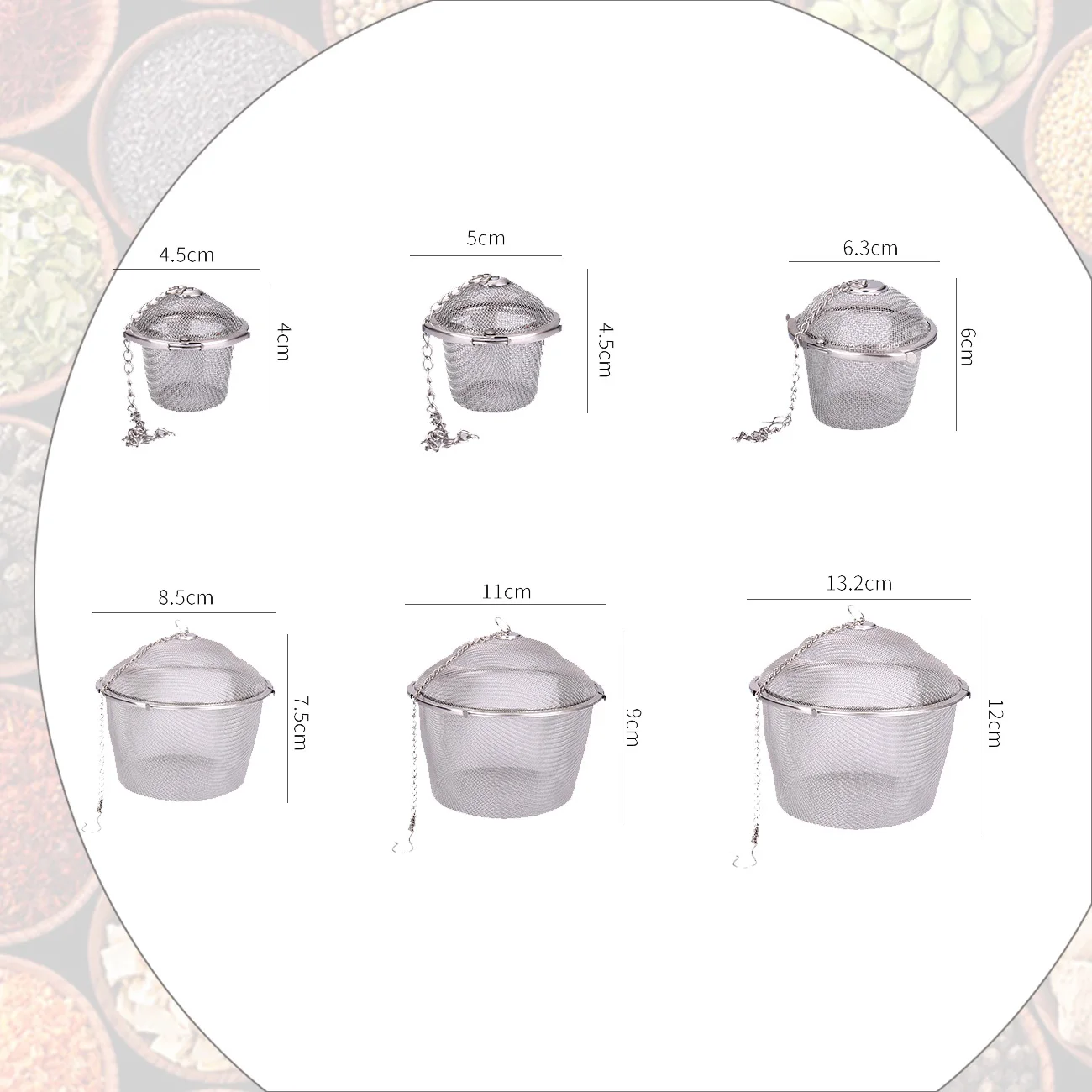 

Reusable 304 Stainless Steel Tea Infuser Sphere Locking Spice Tea Ball Strainer Mesh Infuser Tea Filter Strainers Kitchen Tools