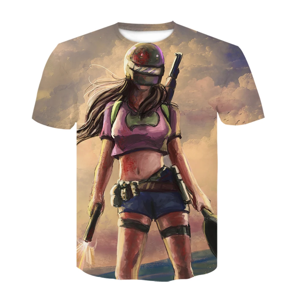 Горячая Распродажа 2019 3D футболка для игры PUBG Мужская/Женская модная Playerunknown's