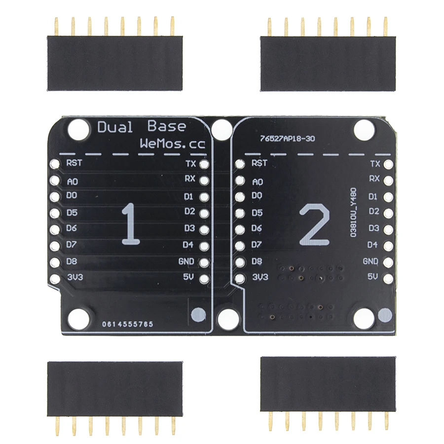 Двойная розетка двойная база защита D1 Mini NodeMCU ESP8266 Diy PCB плата