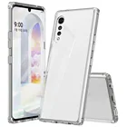 Ультратонкий защитный чехол для LG, бархатный чехол для телефона из искусственной кожи, противоударный чехол для задней панели, защита объектива камеры для LG, бархатный чехол