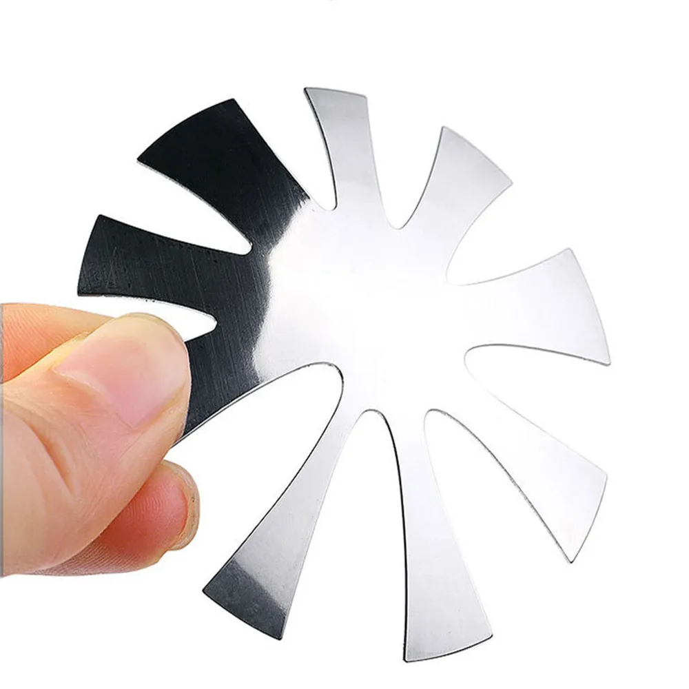 Пластина для стрижки ногтей из нержавеющей стали триммер нейл арта французского