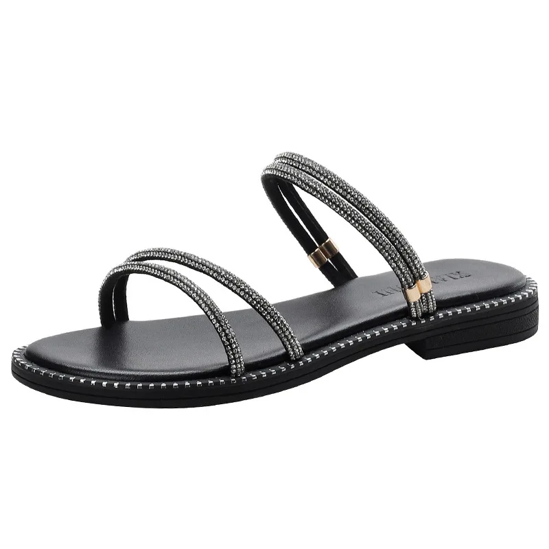 

Woman Sandals Rome Gladiator Style Sandals Fashion Shoes Casual Non-slip Ladies Casual Fashion Beach Slides Women Footwear