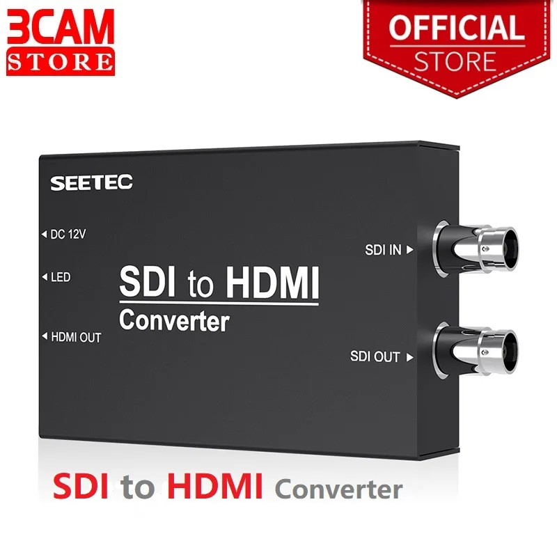 

Seetec STH - конвертер из SDI в HDMI для монитора HDMI для вывода сигналов профессионального SDI-оборудования на бытовые HDMI-телевизоры и проекторы