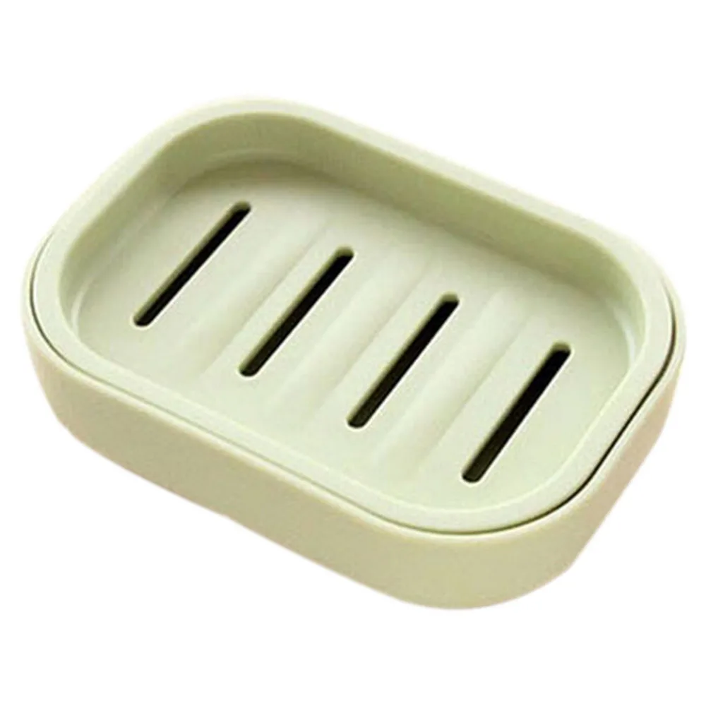 Мыльница ZLinKJ пластиковая креативная с двойным сливом нескользящая 1 шт. |
