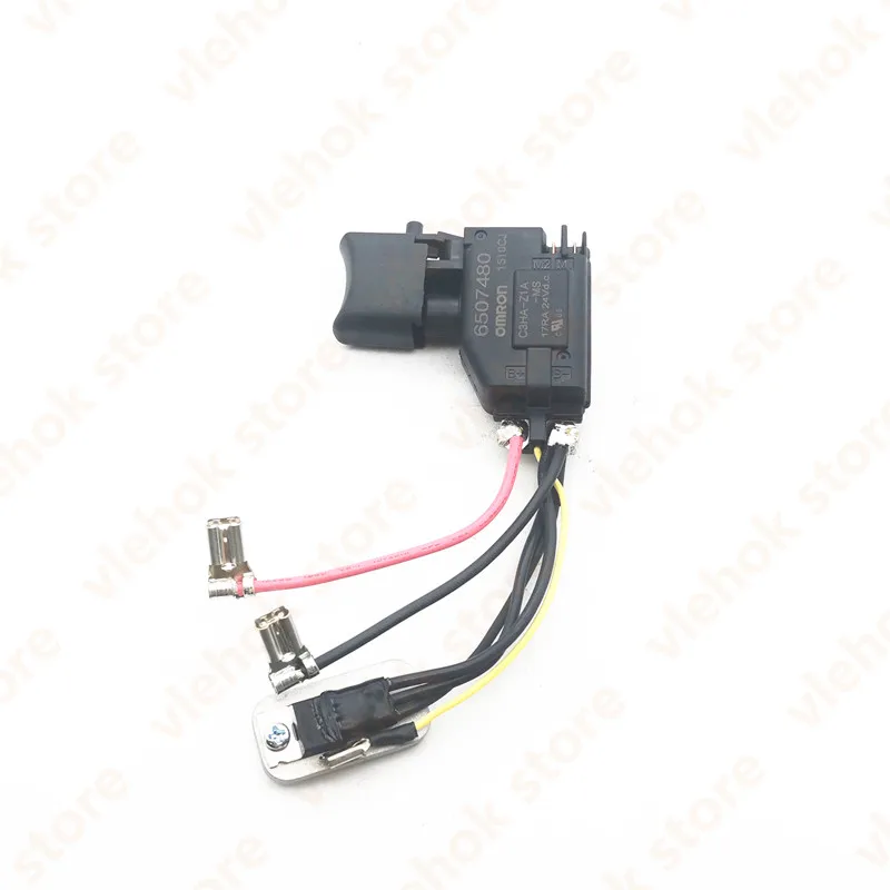 Переключатель для MAKITA DF453D DDF453 DDF453RFE DHP343 DDF343 BHP343 BDF343 DHP453RFE 6506751 632A24 0 632A240|Аксессуары