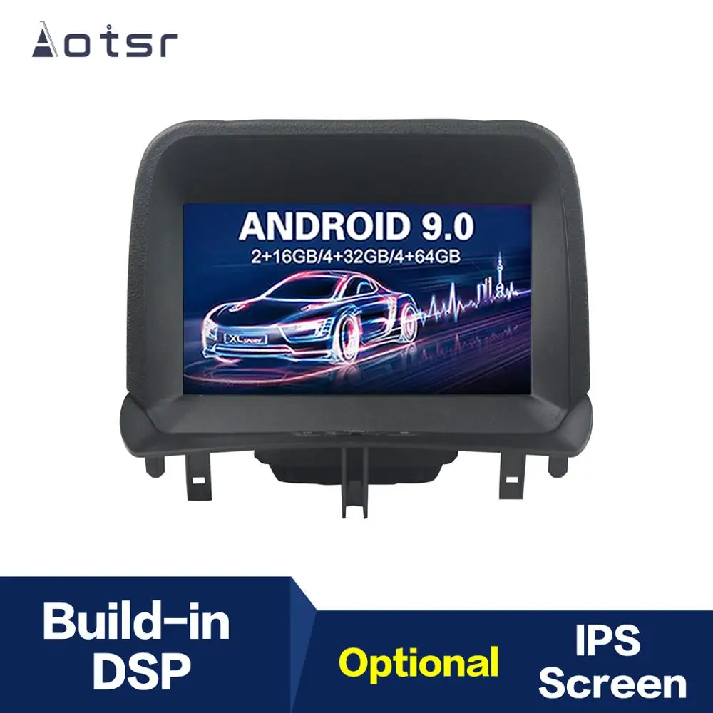 Android 9 4 + 64G DSP ips автомобильный dvd плеер gps навигация для FORD Tourneo Courier 2014 головное