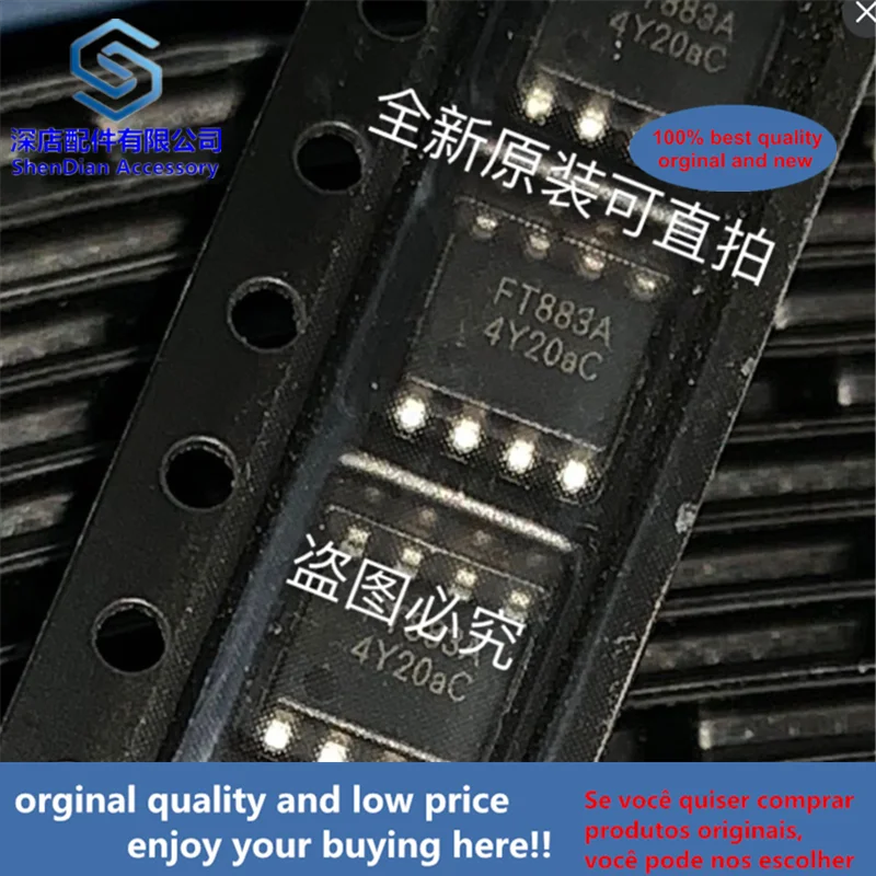 

10pcs 100% orginal and new FT883A-RT FT883A SOP8 best qualtiy