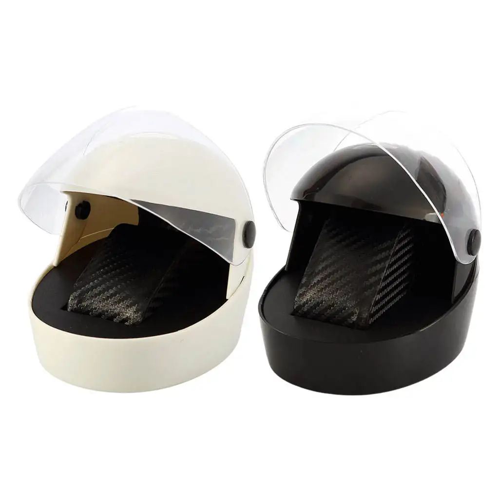 

Motorcycle Helmet Shape Watch Box Single Watch Storage Display Case
