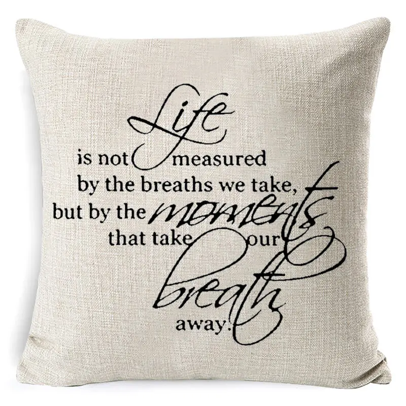 

2 Pcs Flax Cushion Cover 45x45cm Pillow Cover Square shaped Pillow Case for living Room Bed Room Home Decor 081103-14