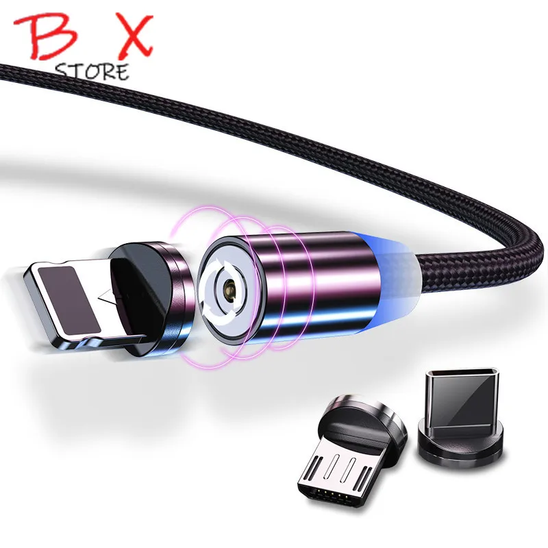 Магнитный зарядный кабель для быстрой зарядки Micro usb type C iPhone 11 Pro max samsung Xiaomi huawei