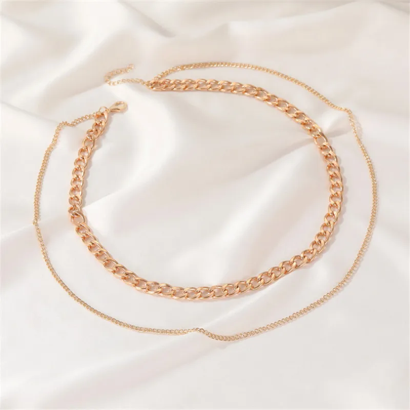 

Personality Multilayer Chain Necklace Clavicle for Women 2021