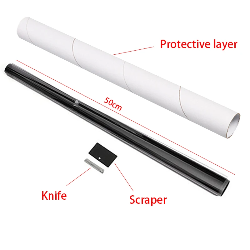 Тонированная пленка для окна автомобиля набор УФ защита наклейка дневной