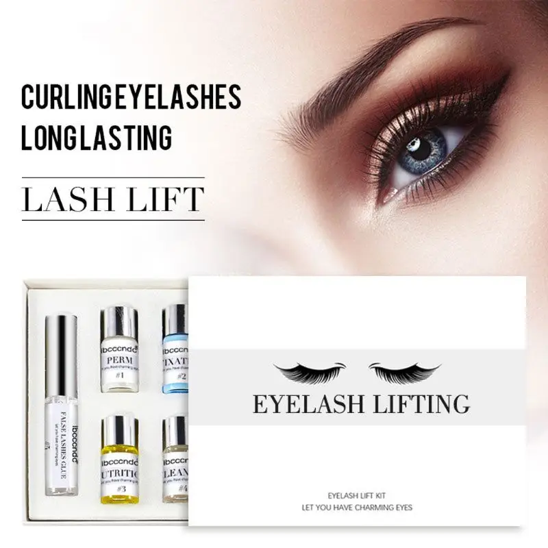 

J78D 1Set Eyelash Perm Kit Professional Lash Lifting Curler Eye Lash Curling Perming Wave Extension Tools