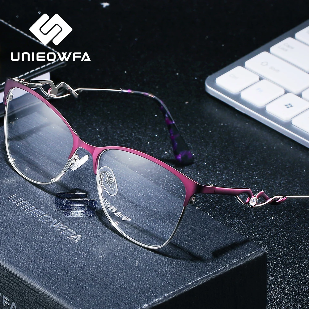 Cat Eye Prescription Eyeglasses Frame Women Optical Myopia Degree Glasses Transparent Clear Eyewear Spectacles Brand | Аксессуары для