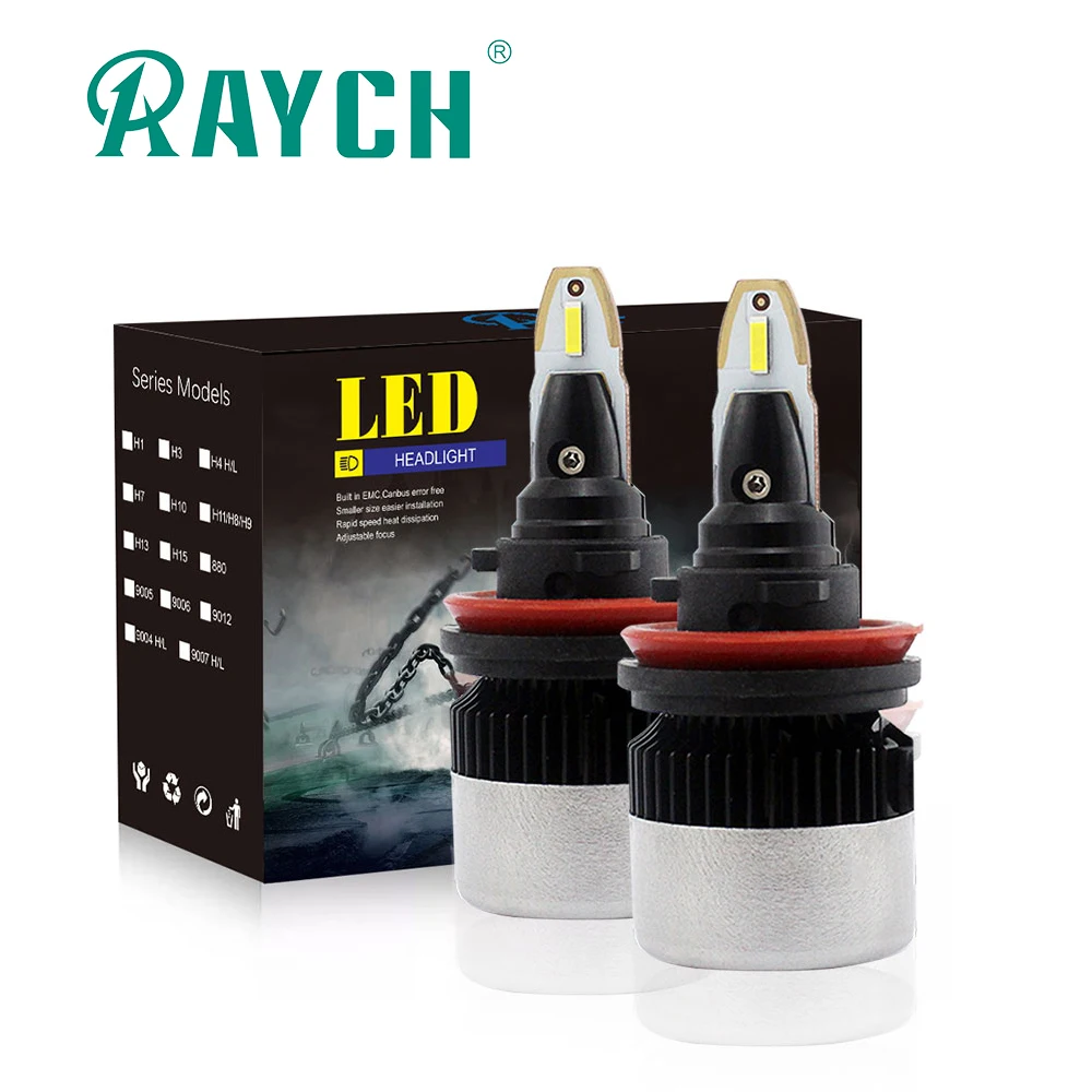 Автомобильная лампа для автомобиля csp светодиодный фонарь H11 HB3 HB4 H4 H13 H7 диодный