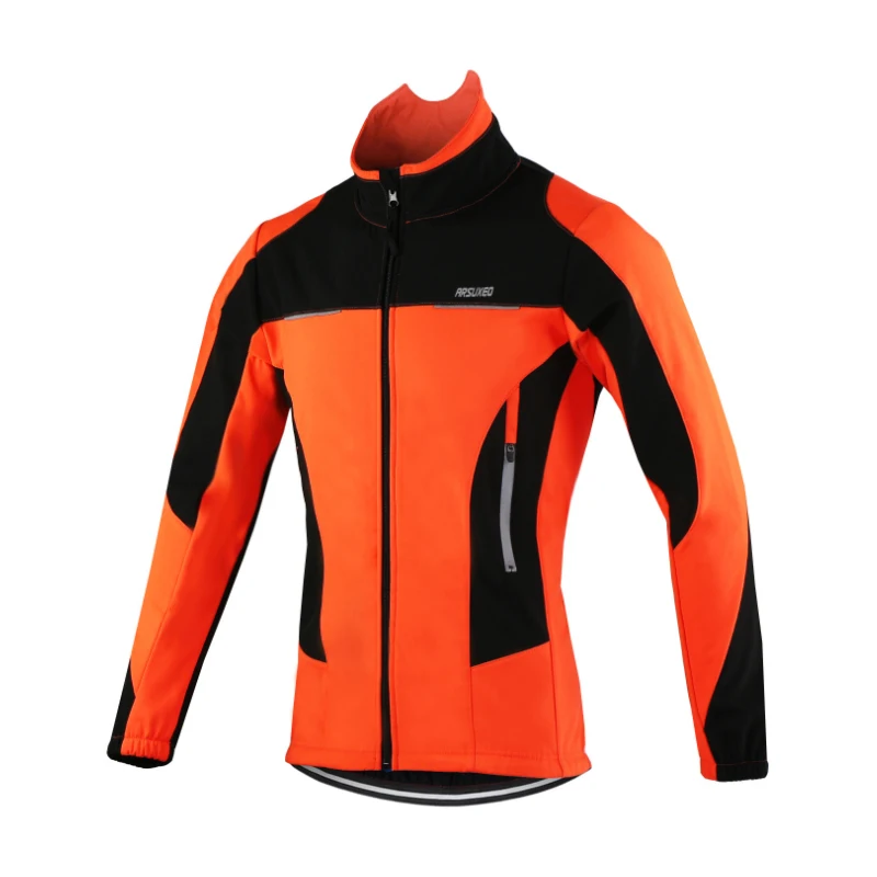 ARSUXEO велосипедная Куртка зимняя теплая одежда ветрозащитная roupa de ciclismo пальто