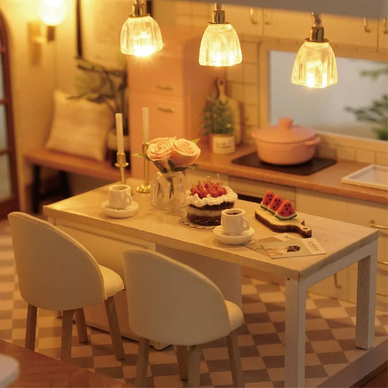 Кукольный домик с большой музыкой сделай сам кукольный Оригинальный модный для