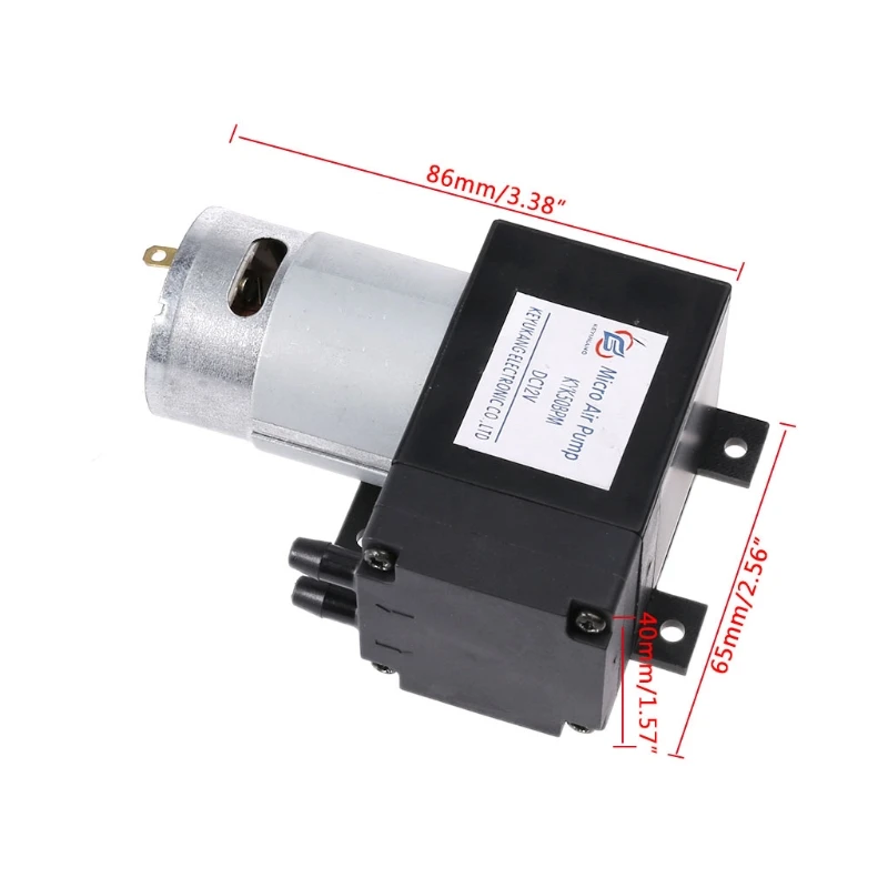 

12V Mini Vacuum Pump 8L/min High Pressure Suction Diaphragm Pumps with Holder