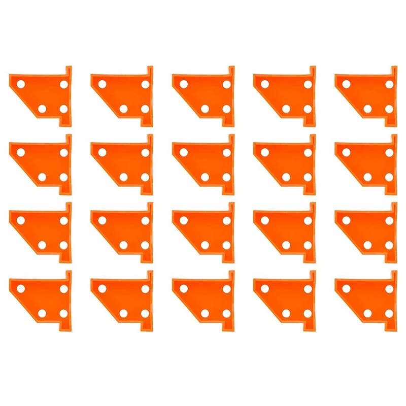 

20 шт. трехугольные дизайнерские разделители для пола, домашний ламинированный деревянный напольный инструмент для виниловых досок/плавающ...