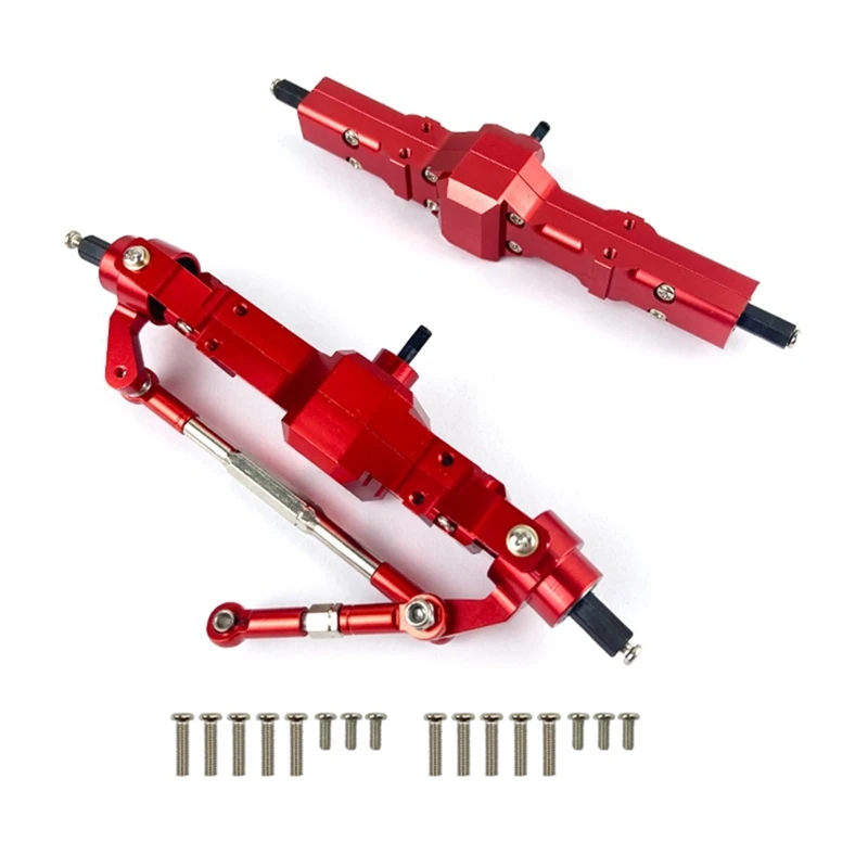 

Metal Front & Rear Bridge Axle Gear Box for WPL C14 C24 C34 C44 B14 B24 C24-1 1/16 RC Car Upgrade Parts Accessories