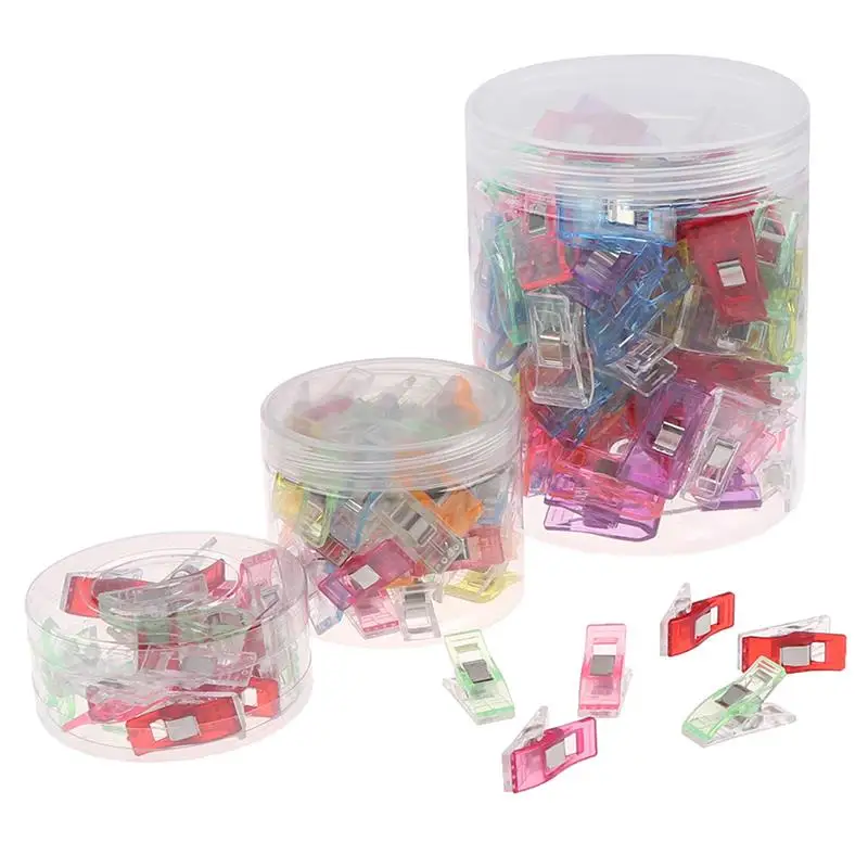 

25PCS Pack Clover Wonder Clips for Crafts Quilting Sewing Knitting Crochet