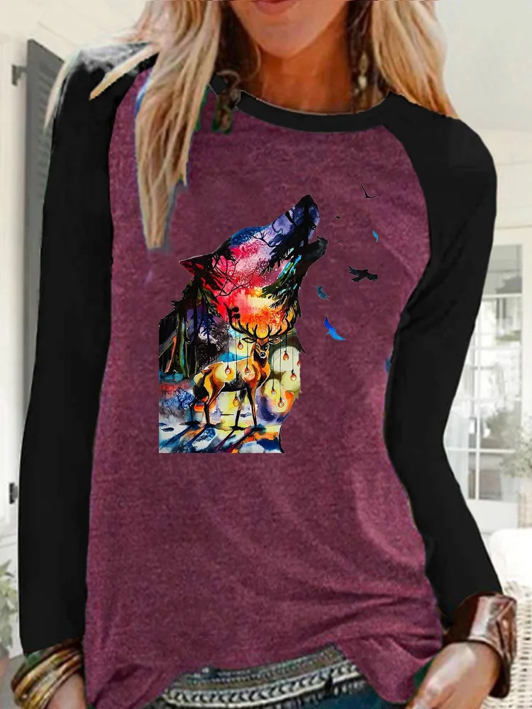 Осенние модные топы с графическим принтом свободная Повседневная рубашка