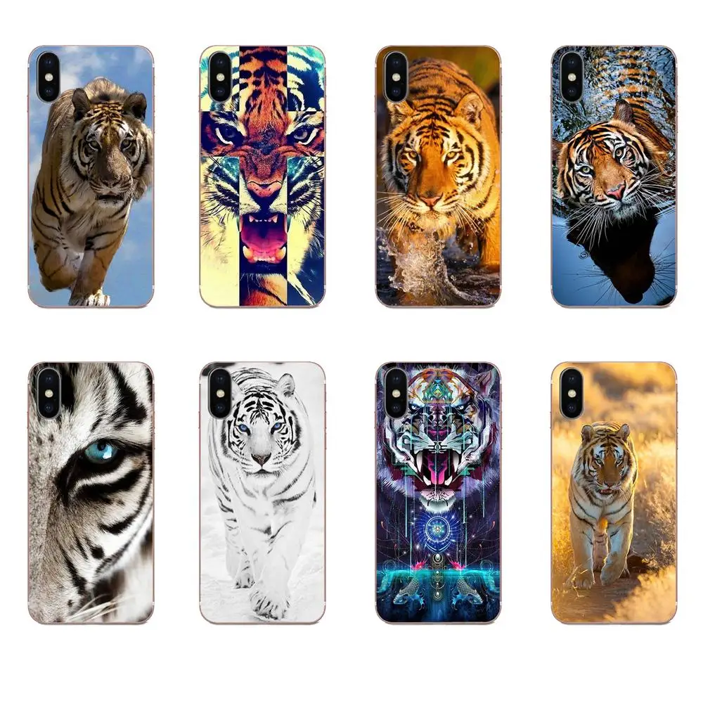 Цифровой тигровый Фрактальный фракталий Trippy Feral для Sony Xperia Z Z1 Z2 Z3 Z4 Z5 compact Mini M2 M4 M5 T3