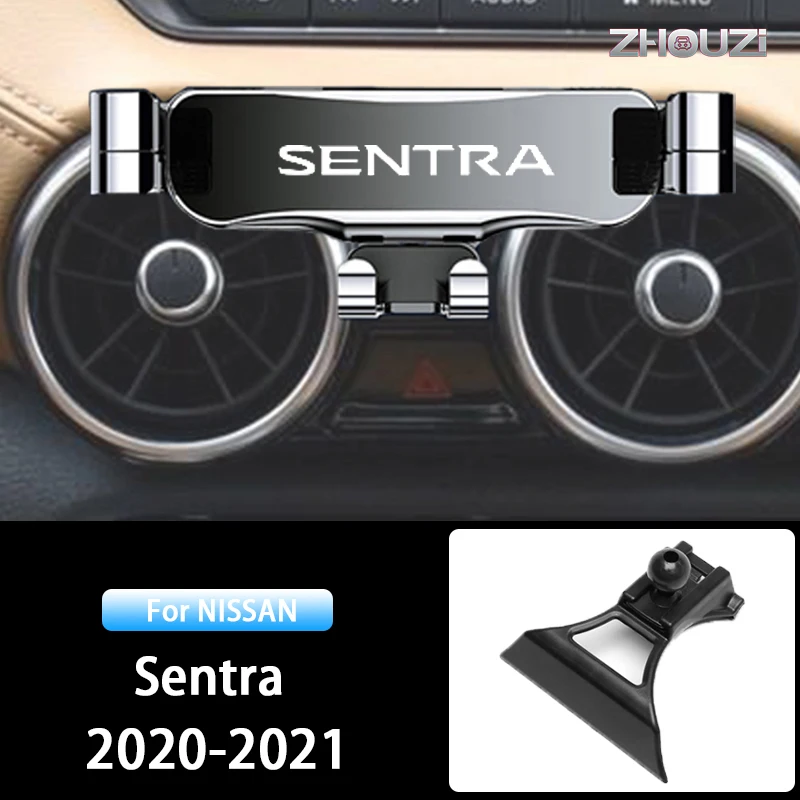

Car Mobile Phone Holder For Nissan Sentra B17 2020-2021 Air Vent Mounts Stand GPS Gravity Navigation Bracket Car Accessories