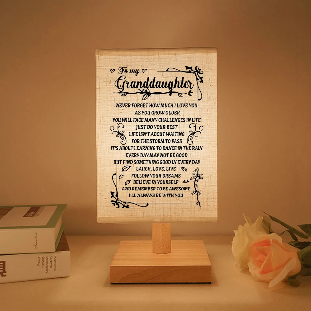 Лампа для чтения моей внучки напечатанная со значимым содержанием благословения