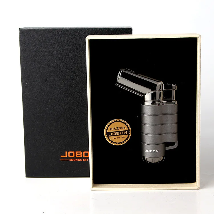 Турбо-зажигалка для сигар компактная Бутановая Зажигалка с 3 струями