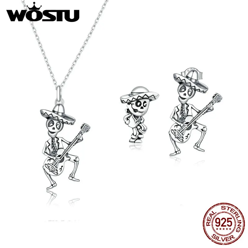 WOSTU 2020 Новое поступление ювелирный набор из стерлингового серебра 925 пробы с