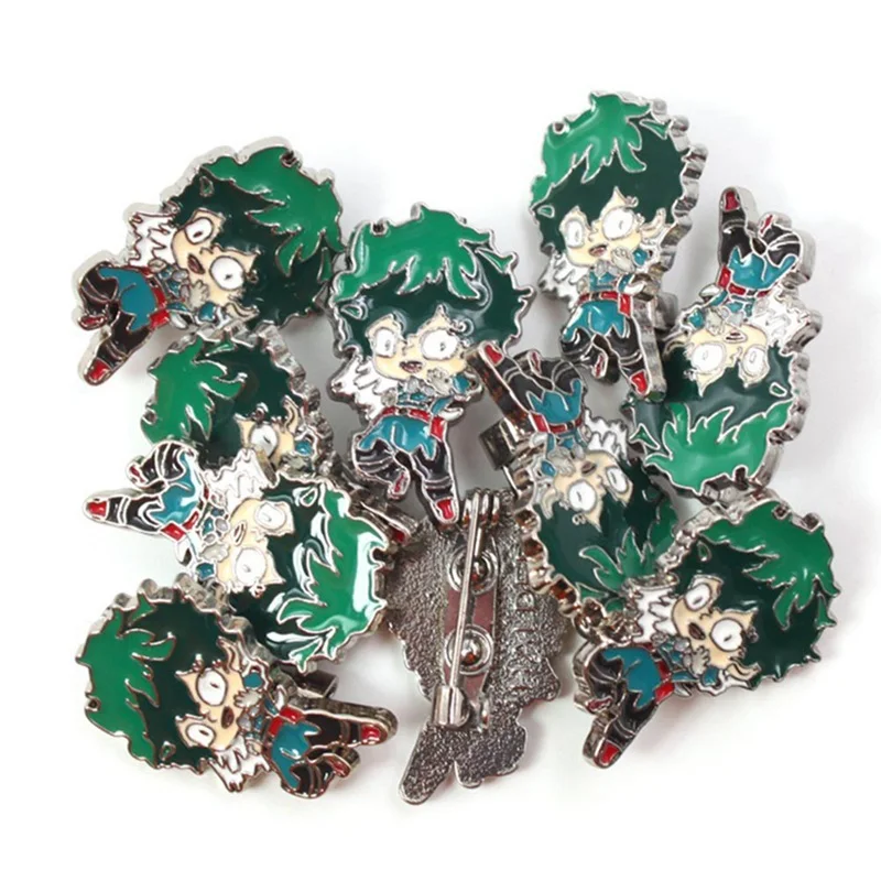 Брошь моя геройская Академия косплей искусственная брошь Midoriya Izuku Bakugo Katsuki сплав