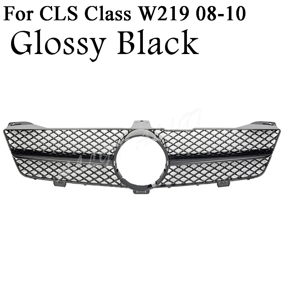 Передняя решетка для гоночного центра передний бампер Mercedes Benz W219 CLS Class 2008 2009 2010 AMG