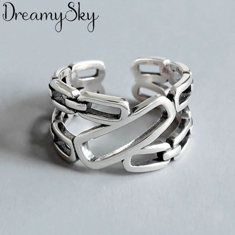 Женские кольца неправильной геометрической формы DreamySky большие антикварные