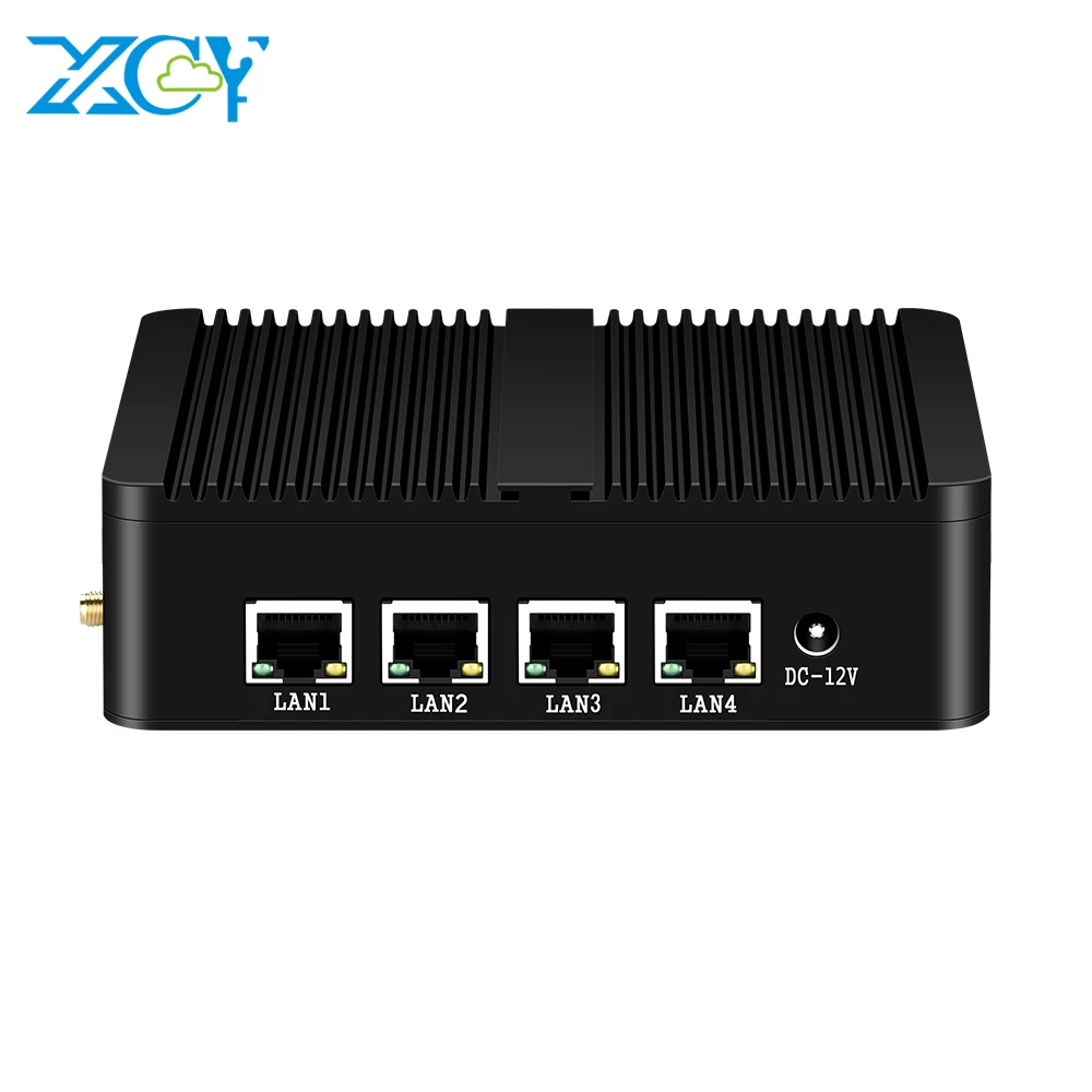 Устройство брандмауэра XCY Mini PC N2810 4 гигабитный Ethernet RJ45 In-tel i211AT NIC Pfsense Server |