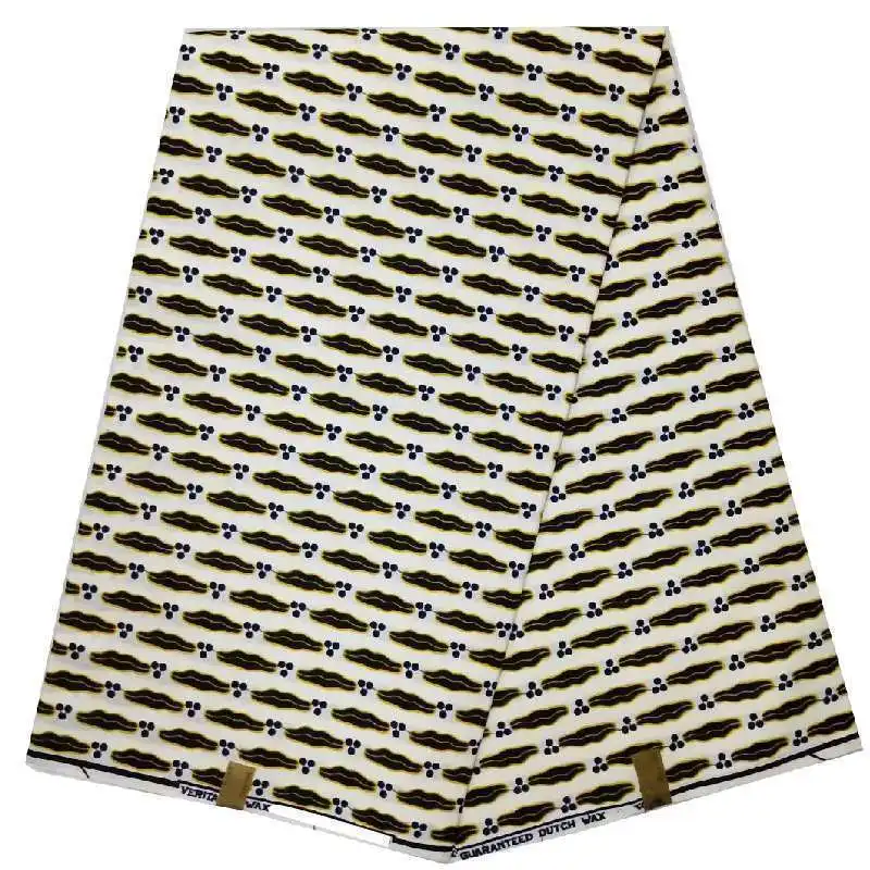 Африканская ткань вощеная принтом высокого качества настоящий воск