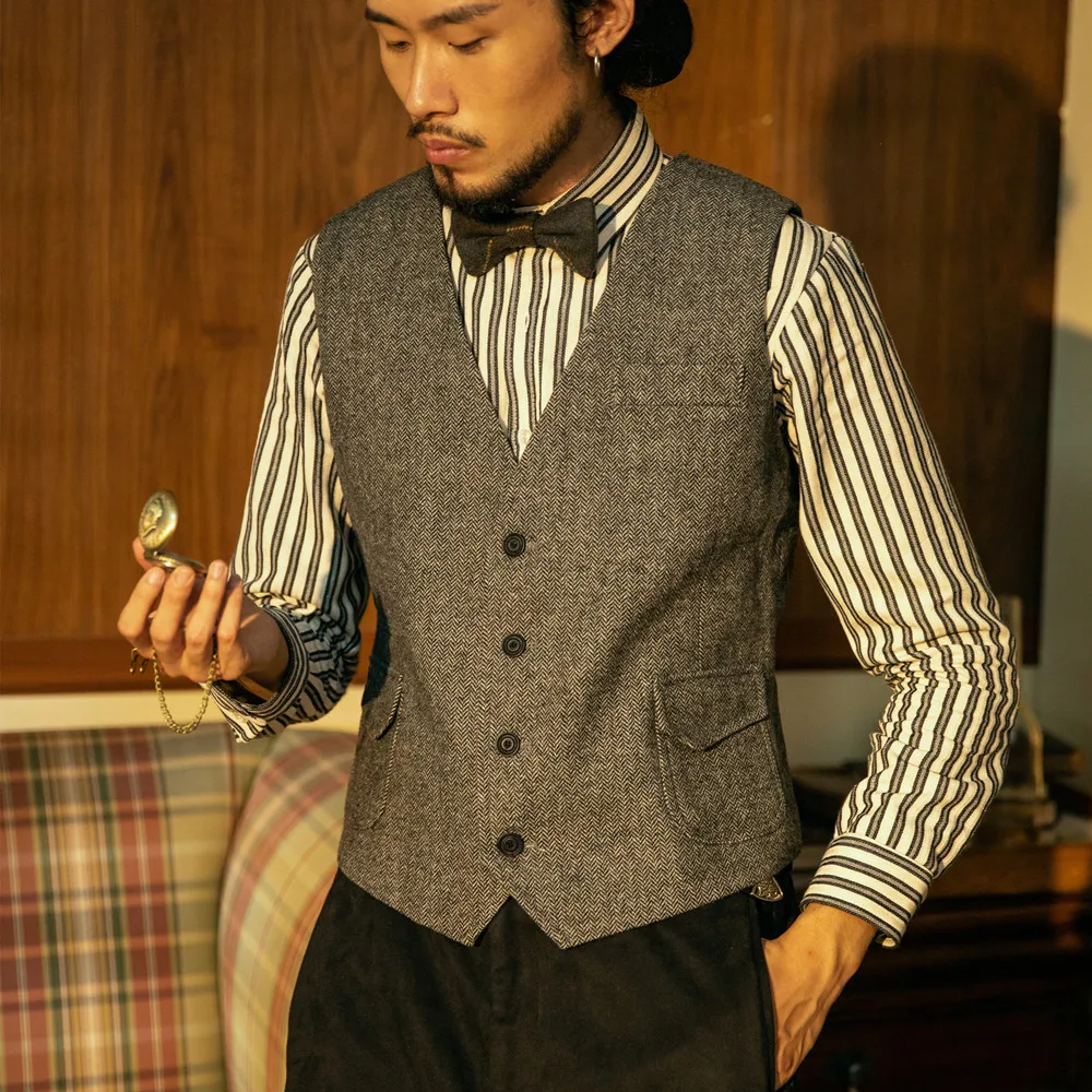 Рисунок 4 - Мужской твидовый шерстяной жилет