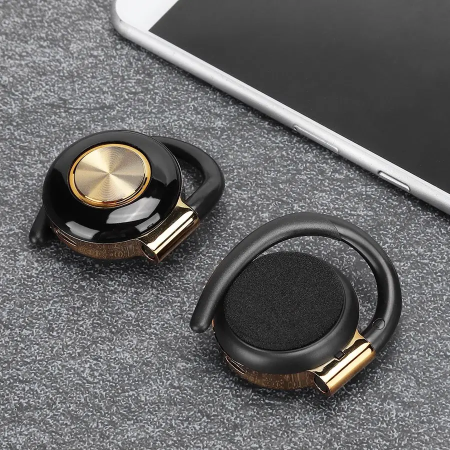 Бинауральные наушники с большим динамиком Висячие Наушники Bluetooth двухканальные