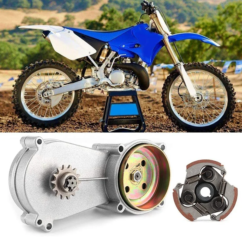 

14T Корпус барабана коробка передач Комплект сцепления для 47Cc 49Cc Мини карманный Quad Dirt Bike ATV запчасти аксессуар