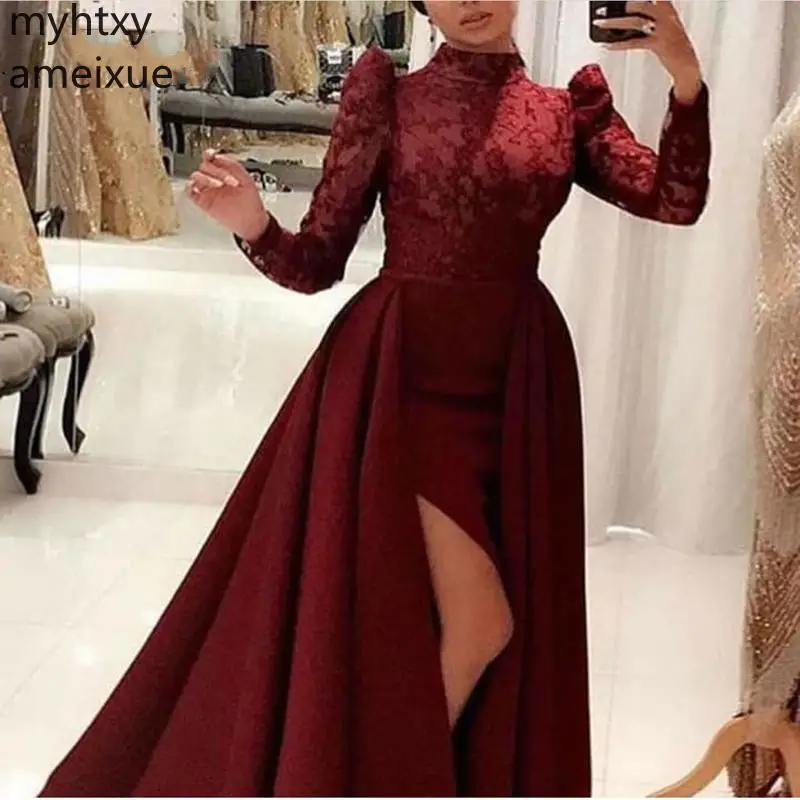 

Hot New Ever Pretty Event Long Sleeve Plus Size Custom Evening Dresses 2021 Sexy Formal Dress Women Elegant Gown Robe De Soiree