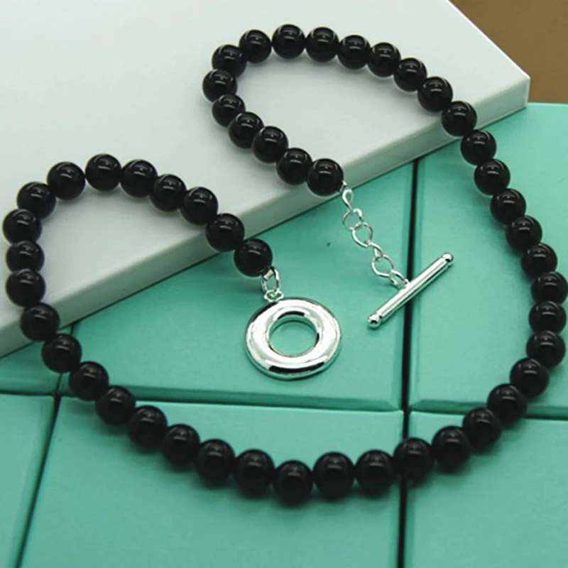 Ожерелье из 2020 натурального пресноводного жемчуга ожерелье серебра 925 пробы