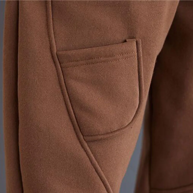 

Winter Loose Harem pants Women Pants Fleece Thicken korean style Sweatpants Women Trousers Plus Size Soft High Waist PantsFC427