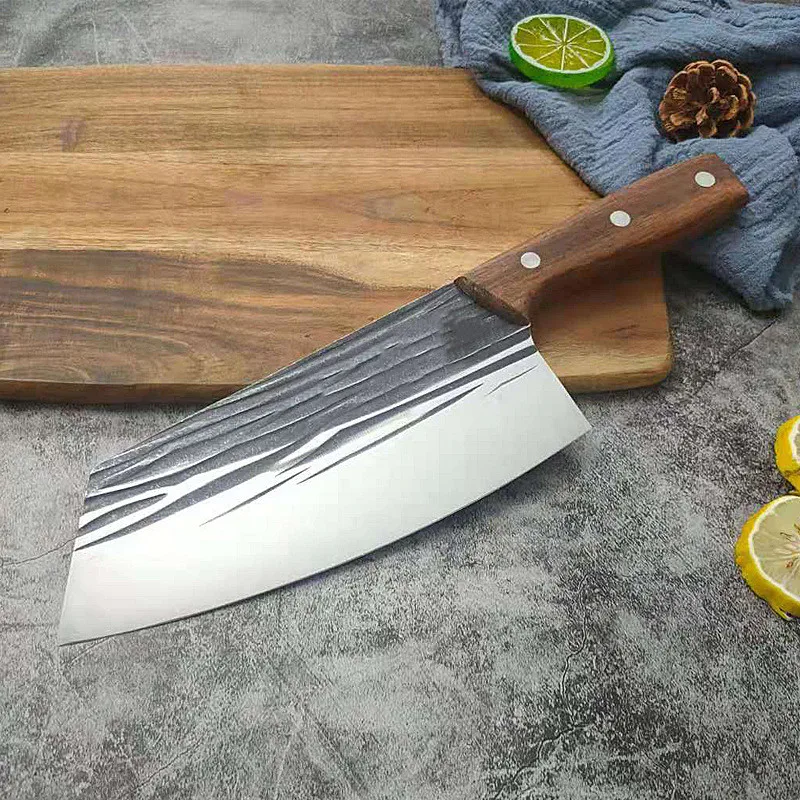 Кованый кухонный нож столовые приборы сербский шеф-повар для нарезки мяса ножи